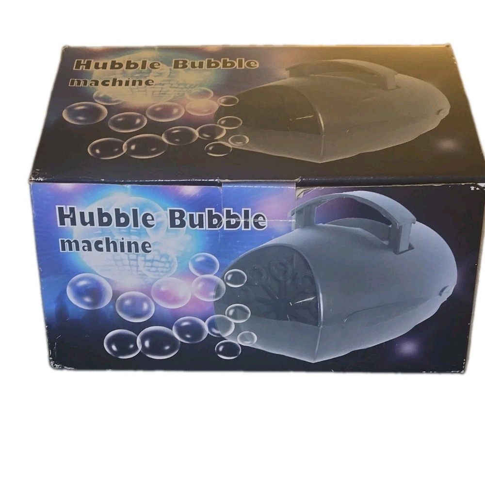 Hubble Bubble Machine Automatic Motorized Blower Party Toy In Original Box Used